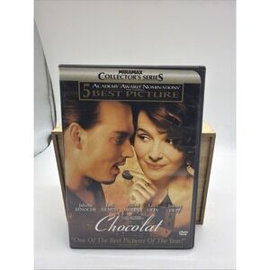 Chocolat DVD Miramax Collector's Series Johnny Depp Juliette Binoche Widescreen